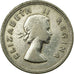 Coin, South Africa, Elizabeth II, 2 Shillings, 1955, VF(30-35), Silver, KM:50