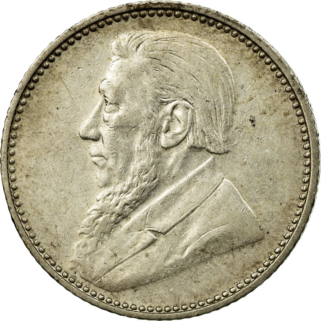 Coin, South Africa, 6 Pence, 1897, EF(40-45), Silver, KM:4