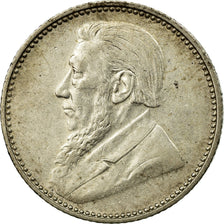 Coin, South Africa, 6 Pence, 1897, EF(40-45), Silver, KM:4
