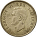 Moneda, Sudáfrica, George VI, Shilling, 1942, MBC, Plata, KM:28