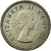 Coin, South Africa, Elizabeth II, 3 Pence, 1955, VF(30-35), Silver, KM:47