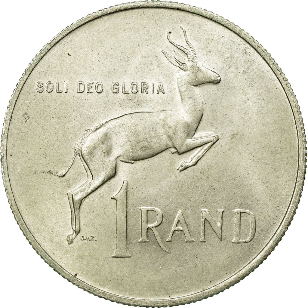 Coin, South Africa, Rand, 1967, VF(30-35), Silver, KM:72.2