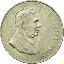 Coin, South Africa, Rand, 1967, EF(40-45), Silver, KM:72.2