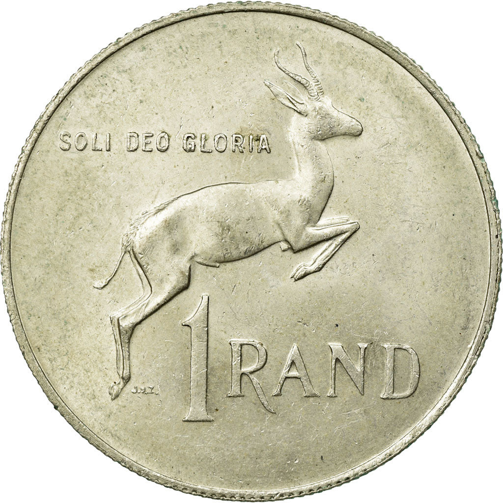 Coin, South Africa, Rand, 1967, EF(40-45), Silver, KM:72.2