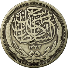 Coin, Egypt, Hussein Kamil, 10 Piastres, 1917/AH1335, VF(30-35), Silver, KM:319