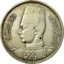 Coin, Egypt, Farouk, 10 Piastres, AH 1358/1939, British Royal Mint, EF(40-45)