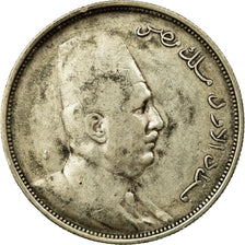 Moneta, Egitto, Fuad I, 10 Piastres, 1923/AH1341, MB+, Argento, KM:337