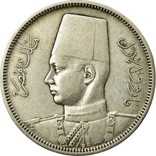Coin, Egypt, Farouk, 5 Piastres, 1937/AH1356, British Royal Mint, EF(40-45)
