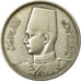 Coin, Egypt, Farouk, 5 Piastres, 1937/AH1356, British Royal Mint, EF(40-45)