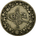 Coin, Egypt, Abdul Hamid II, 5/10 Qirsh, 1885/AH1293, Misr, EF(40-45)