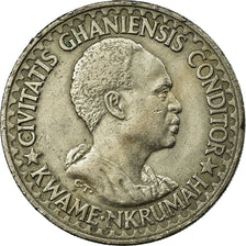 Coin, Ghana, 25 Pesewas, 1965, EF(40-45), Copper-nickel, KM:10