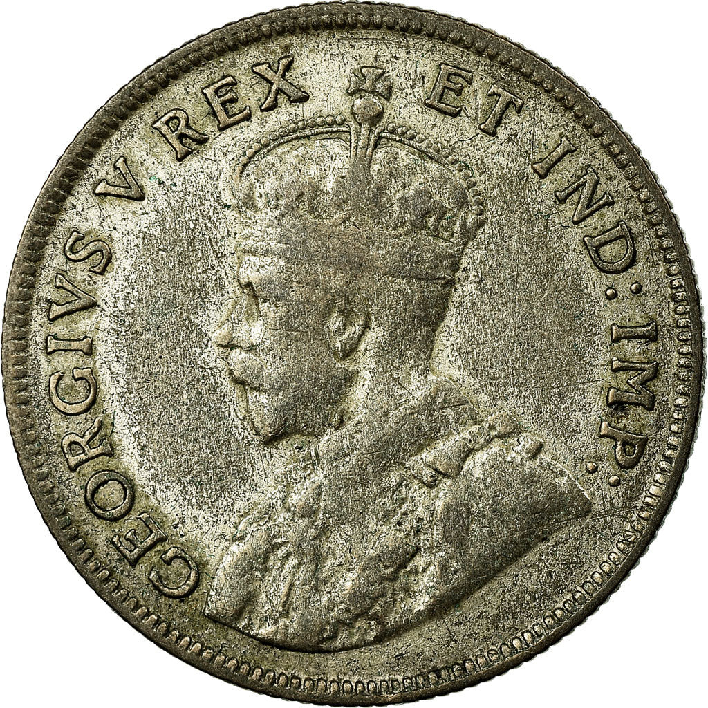 Coin, EAST AFRICA, George V, Shilling, 1924, EF(40-45), Silver, KM:21