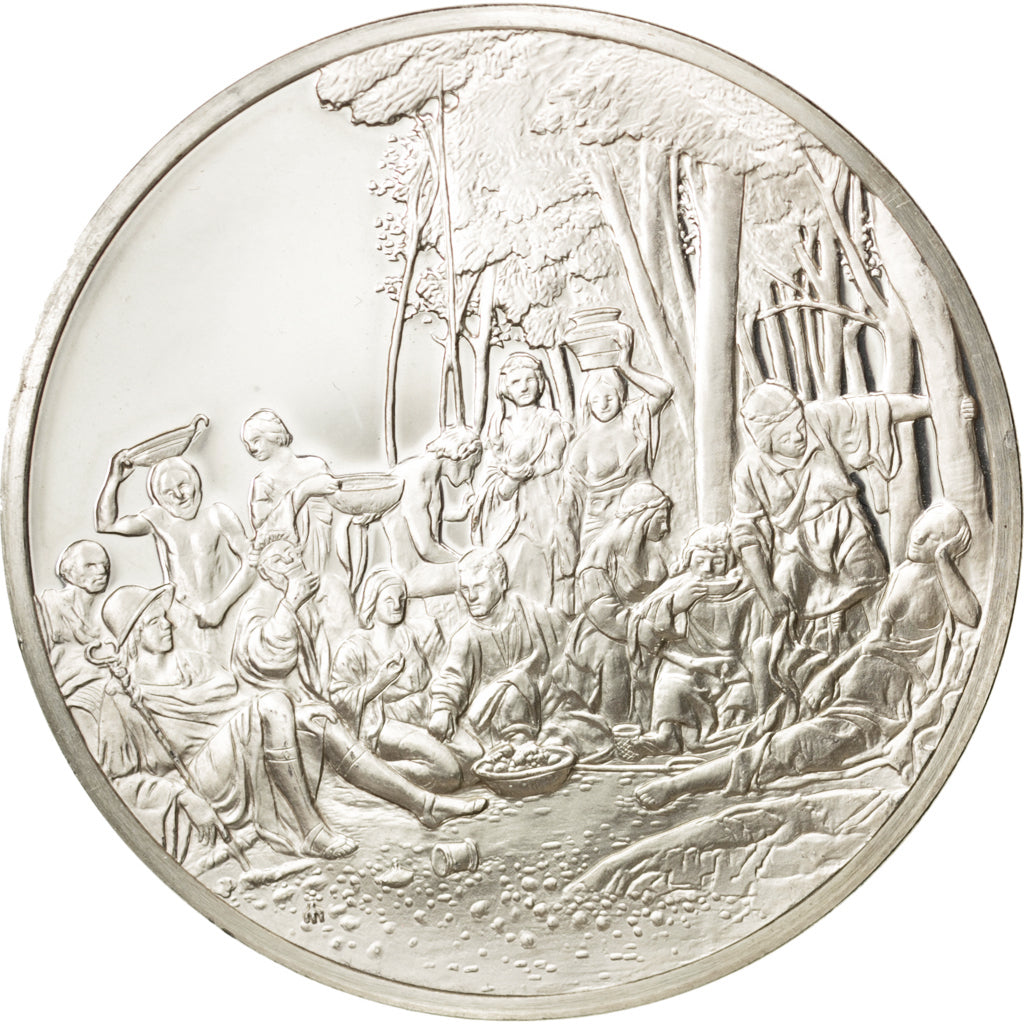 France, Medal, French Fourth Republic, MS(60-62), Silver
