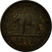 Coin, Ceylon, 1/192 Rixdollar, 1802, VF(30-35), Copper, KM:73