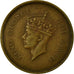 Coin, Ceylon, George VI, 50 Cents, 1951, EF(40-45), Nickel-brass, KM:123