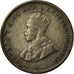 Coin, Ceylon, George V, 25 Cents, 1913, VF(30-35), Silver, KM:105