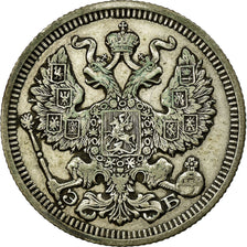 Monnaie, Russie, Nicholas II, 20 Kopeks, 1910, Saint-Petersburg, TB+, Argent