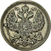 Monnaie, Russie, Nicholas II, 20 Kopeks, 1910, Saint-Petersburg, TB+, Argent