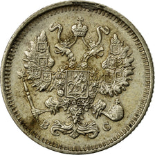 Coin, Russia, Nicholas II, 10 Kopeks, 1913, Saint-Petersburg, EF(40-45), Silver