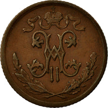 Coin, Russia, Nicholas II, 1/2 Kopek, 1909, Saint-Petersburg, EF(40-45), Copper