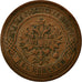 Monnaie, Russie, Nicholas II, 2 Kopeks, 1887, Saint-Petersburg, TTB, Cuivre