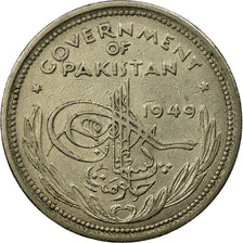 Coin, Pakistan, Rupee, 1949, EF(40-45), Nickel, KM:7