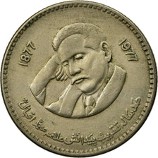 Coin, Pakistan, Rupee, 1977, EF(40-45), Copper-nickel, KM:46
