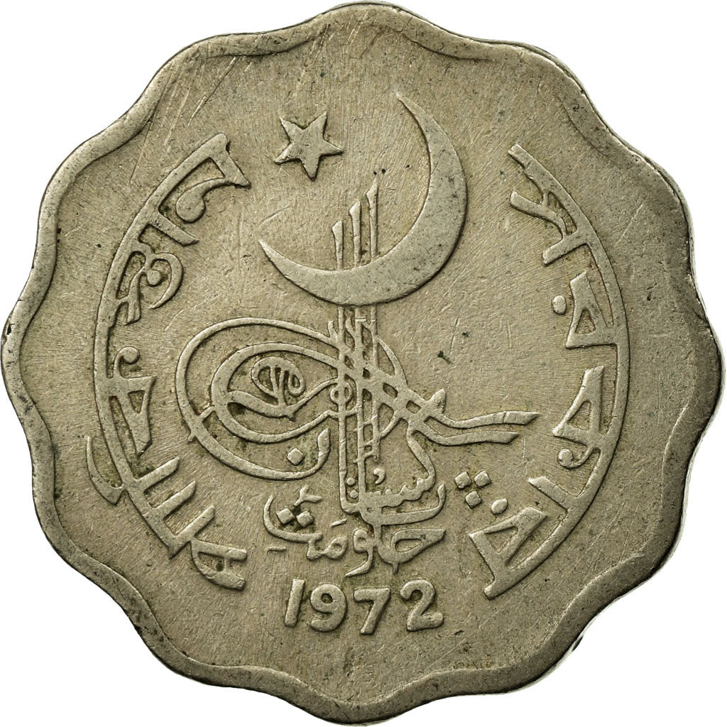 Monnaie, Pakistan, 10 Paisa, 1972, TB+, Copper-nickel, KM:31