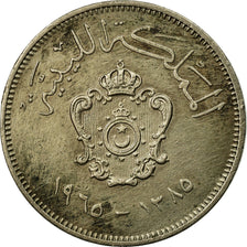 Monnaie, Libya, Idris I, 20 Milliemes, 1965/AH1385, TB+, Copper-nickel, KM:9