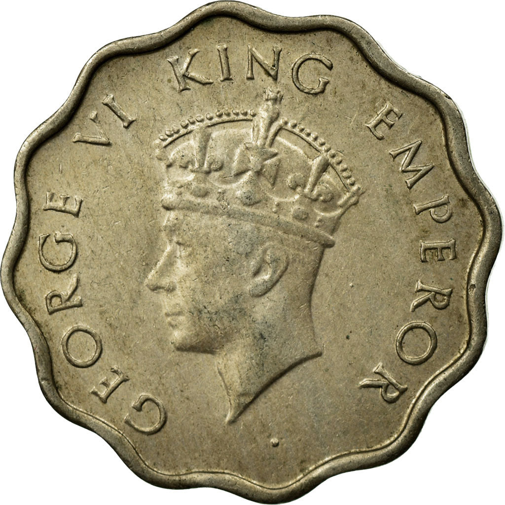 Monnaie, INDIA-BRITISH, George VI, Anna, 1939, TB+, Copper-nickel, KM:536