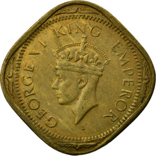 Coin, INDIA-BRITISH, George VI, 2 Annas, 1942, VF(30-35), Nickel-brass, KM:541a