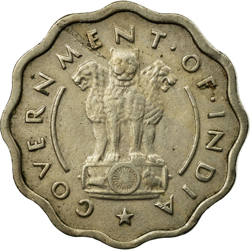 Monnaie, INDIA-REPUBLIC, Anna, 1954, Mumbai, Bombay, TTB, Copper-nickel, KM:3.2