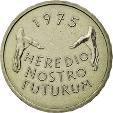 Coin, Switzerland, 5 Francs, 1975, Bern, EF(40-45), Copper-nickel, KM:53
