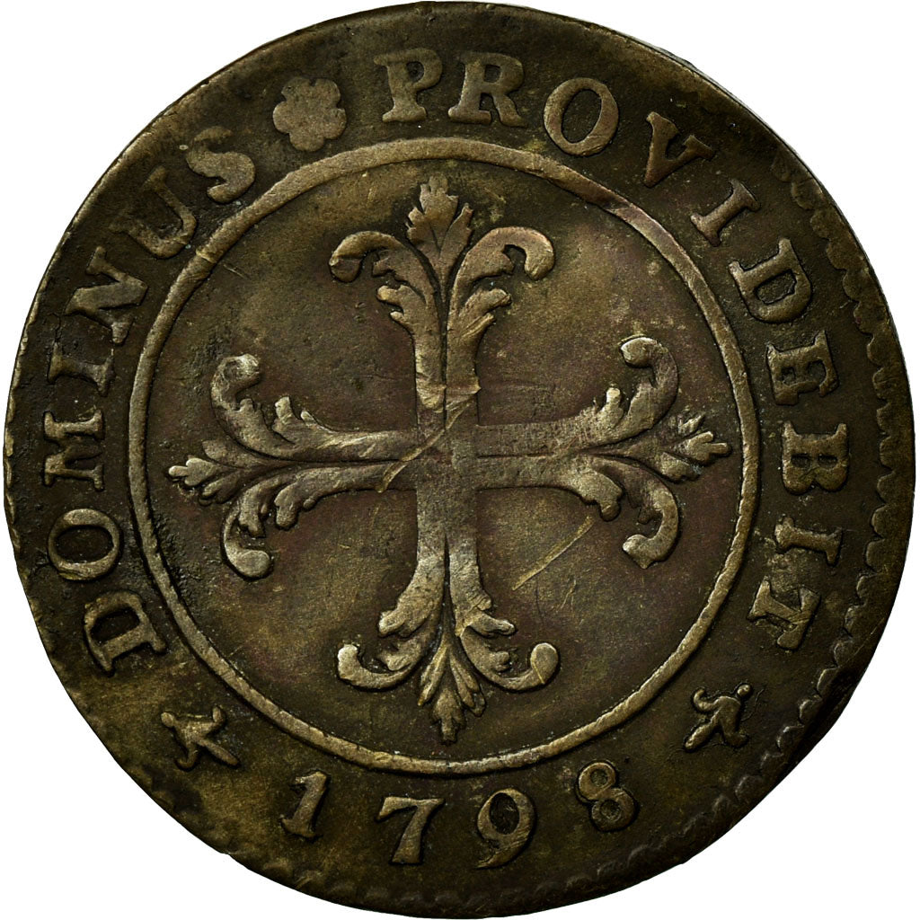 Coin, SWISS CANTONS, BERN, 4 Kreuzer, 1 Batzen, 1798, Bern, VF(30-35), Billon