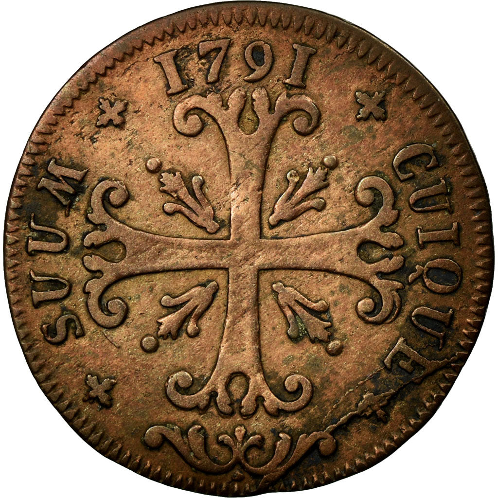 Coin, SWISS CANTONS, NEUCHATEL, Kreuzer, 1791, Neuenburg, EF(40-45), Billon