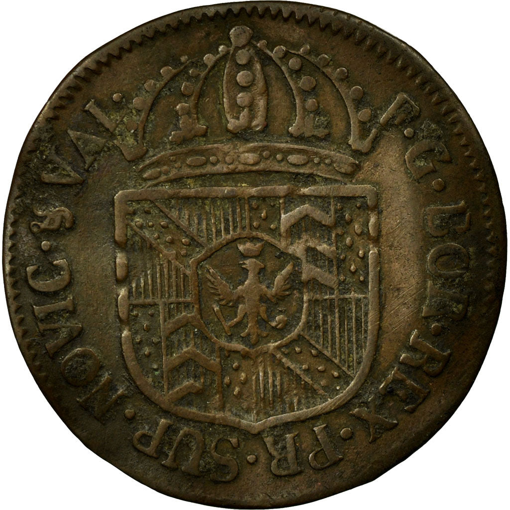 Monnaie, SWISS CANTONS, NEUCHATEL, 1/2 Batzen, 1792, Neuenburg, TTB, Billon