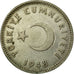 Coin, Turkey, Lira, 1948, EF(40-45), Silver, KM:883