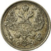 Coin, Russia, Nicholas II, 20 Kopeks, 1916, EF(40-45), Silver, KM:22a.2
