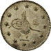 Coin, Turkey, Muhammad V, Kurush, 1910/AH1327, Qustantiniyah, VF(30-35), Silver