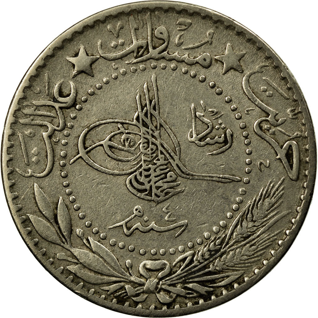 Coin, Turkey, Muhammad V, 20 Para, 1912/AH1327, Qustantiniyah, EF(40-45)