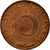 Moeda, Turquia, 5 Kurus, 1960, EF(40-45), Bronze, KM:890.1