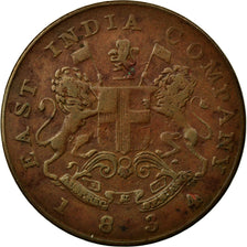 Coin, INDIA-BRITISH, BOMBAY PRESIDENCY, 1/2 Anna, 1834, EF(40-45), Copper