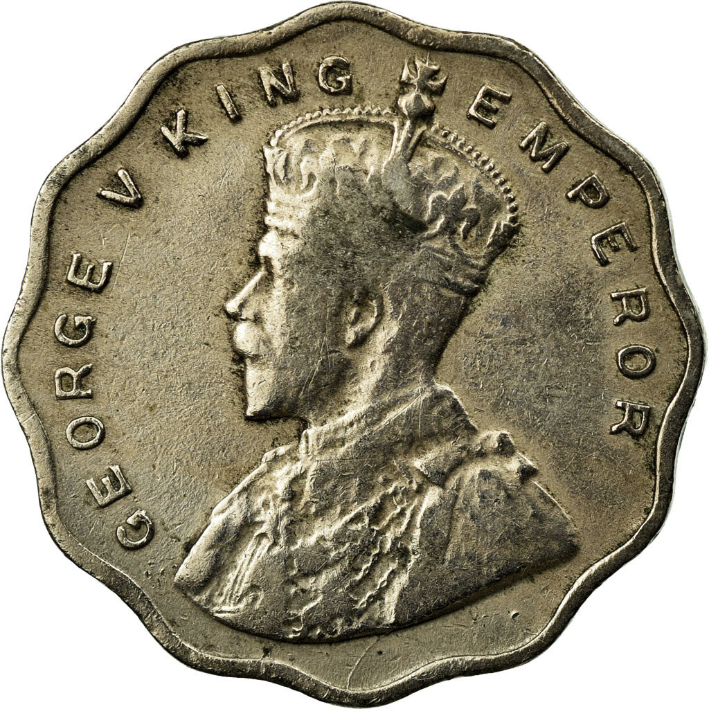 Moneta, INDIA - BRITANNICA, George V, Anna, 1936, BB, Rame-nichel, KM:513