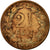Moneda, Países Bajos, William III, 2-1/2 Cent, 1880, BC, Bronce, KM:108.1