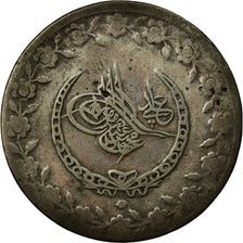 Coin, Turkey, Mahmud II, 10 Para, 1833/AH1223, Qustantiniyah, EF(40-45), Silver