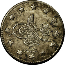 Coin, Turkey, Abdul Hamid II, Kurush, 1891/AH1293, Qustantiniyah, VF(30-35)