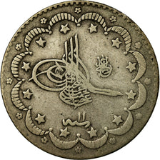 Coin, Turkey, Abdul Hamid II, 5 Kurush, 1885/AH1293, Qustantiniyah, VF(30-35)