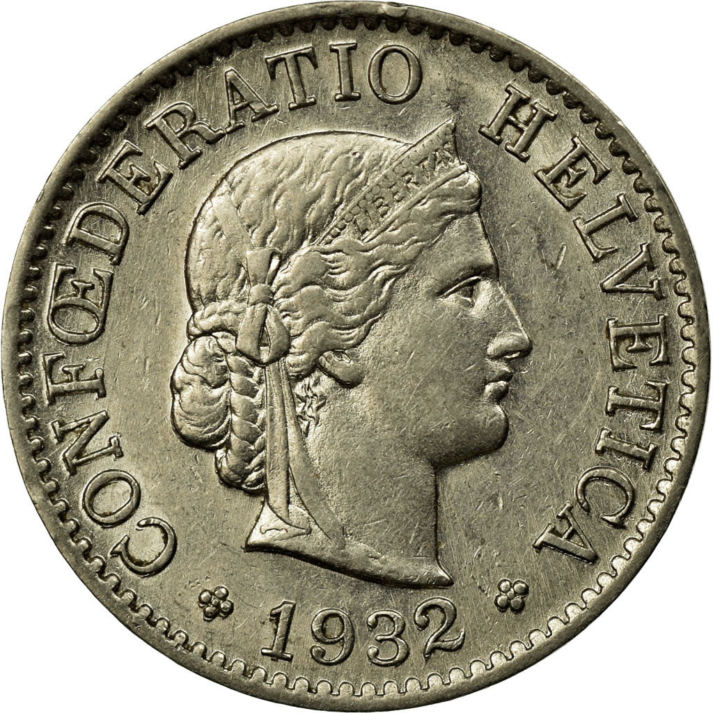 Monnaie, Suisse, 5 Rappen, 1932, Bern, TTB, Nickel, KM:26b