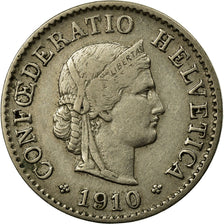 Coin, Switzerland, 5 Rappen, 1910, Bern, VF(30-35), Copper-nickel, KM:26