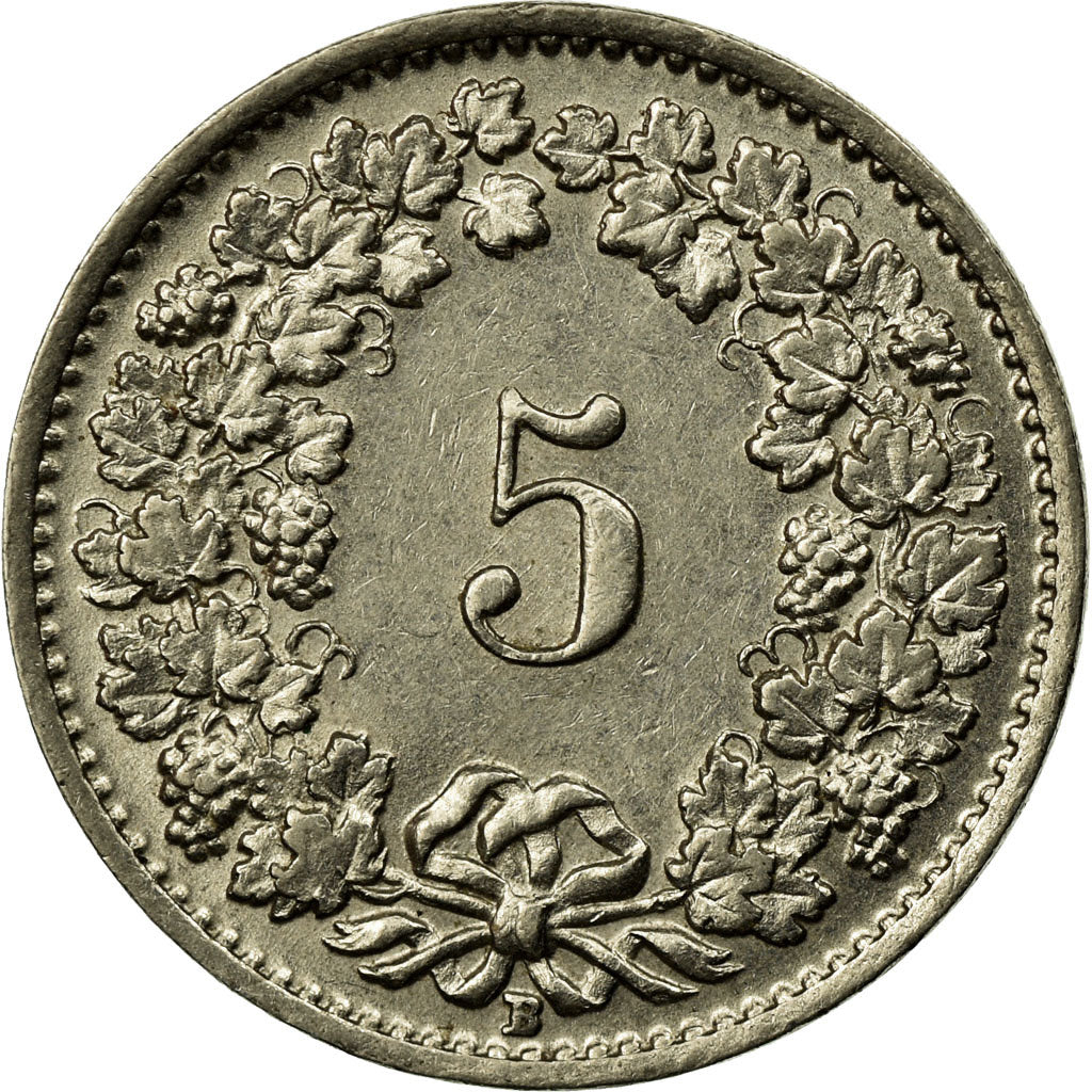 Monnaie, Suisse, 5 Rappen, 1938, Bern, TTB, Nickel, KM:26b
